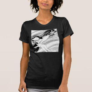 Gustav Klimt - Visbloed Surrealistische Japanse ku T-shirt