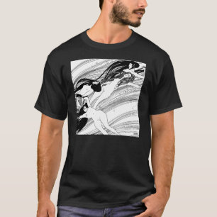 Gustav Klimt - Visbloed Surrealistische Japanse ku T-shirt