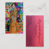 Gustav Klimt ~ Visitekaartje (Voorkant / Achterkant)