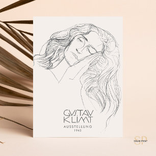 Gustav Klimt Vrouw Portret Drawnings Exhibition Briefkaart