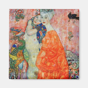 Gustav Klimt - Vrouwelijke Vrienden Magneet