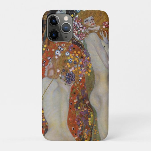 Gustav Klimt Water Serpents Art iPhone / coque ipa (Dos)