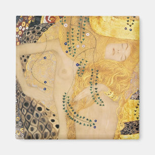 Gustav Klimt - Water Slangen I Magneet