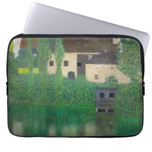 Gustav Klimt - Watergietsel Laptop Sleeve