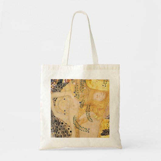Gustav Klimt - Waterslangen I Tote Bag (Voorkant)