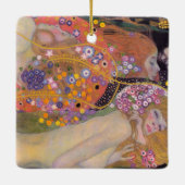 Gustav Klimt - Waterslangen II Keramisch Ornament (Achterkant)