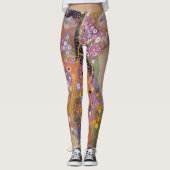 Gustav Klimt - Waterslangen II Leggings (Voorkant)
