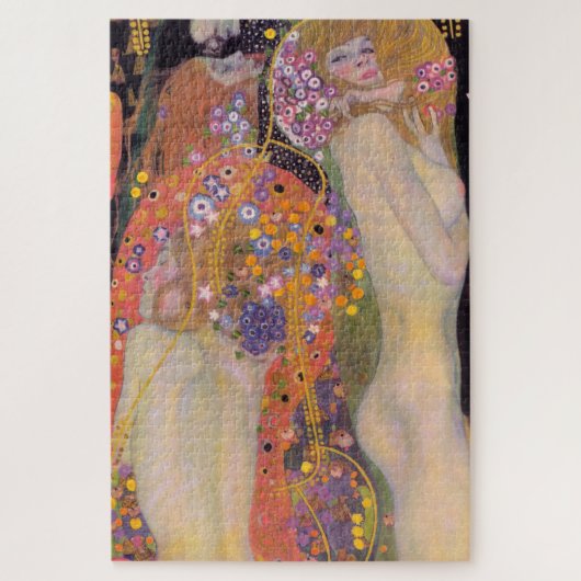 Gustav Klimt - Waterslangen II Legpuzzel (Verticaal)