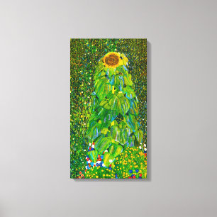 Gustav Klimt Zonnebloem Canvas Poster