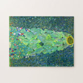 Gustav Klimt: Zonnebloem Legpuzzel (Horizontaal)