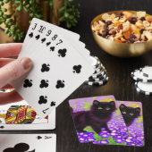 Gustav Klimt Zwarte Kitten Pokerkaarten (Insitu)