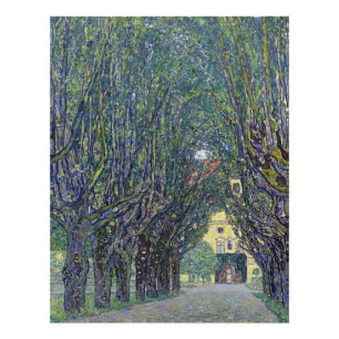 Gustav Klimt's Allee bij Schloss Kammer schilderij Foto Afdruk