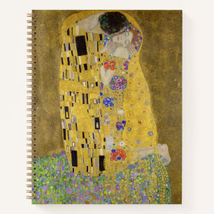 Gustav Klimt's De Kus Schilderkunst Notitieboek