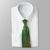 Gustav Klimts Fleurs Cravate d'art (Attaché)