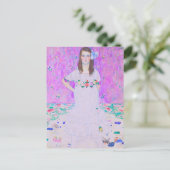 Gustav Klimt's Mäda Primavesi-schilderij Briefkaart (Staand voorkant)