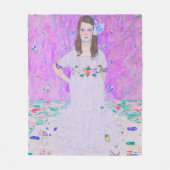 Gustav Klimt's Mäda Primavesi-schilderij Fleece Deken (Voorkant)