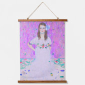 Gustav Klimt's Mäda Primavesi-schilderij Hangend Wandkleed (Voorkant)