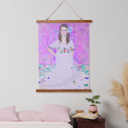 Gustav Klimt's Mäda Primavesi-schilderij Hangend Wandkleed (Slaapkamer)