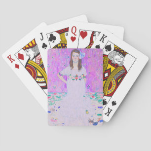 Gustav Klimt's Mäda Primavesi-schilderij Pokerkaarten