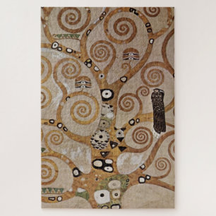 Gustav Klimt's schilderij "The Tree of Life" (1909 Legpuzzel
