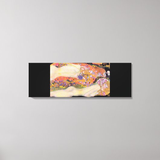 Gustav Klimt's Water Serpents II (1907) Canvas Pri (Voorkant)
