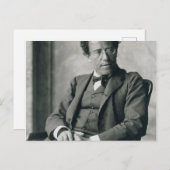 Gustav Mahler Briefkaart (Voorkant / Achterkant)