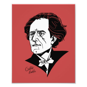 Gustav Mahler Foto Afdruk