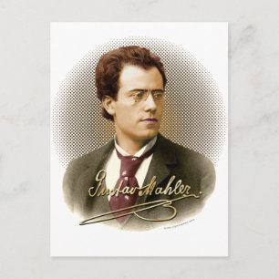 Gustav Mahler Handtekening Briefkaart