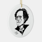 Gustav Mahler Keramisch Ornament (Rechts)