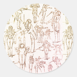 Gustav Mahler - Leidend Ronde Sticker