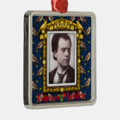 Gustav Mahler Metalen Ornament (Rechts)