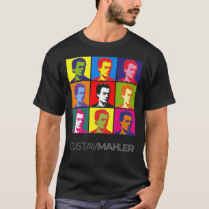 Gustav Mahler pop-art portret poster Classic T-Sh T-shirt