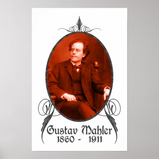 Gustav Mahler Poster (Voorkant)