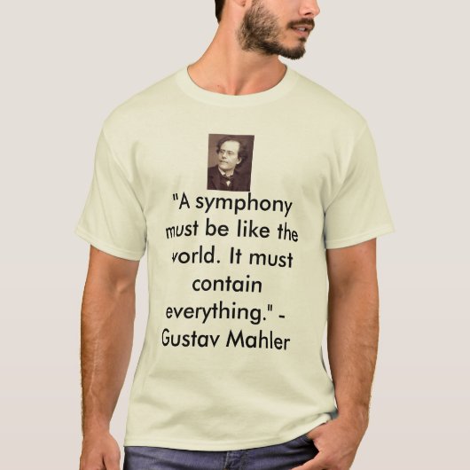 Gustav Mahler T-shirt (Voorkant)
