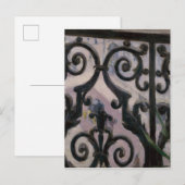 Gustave Cailebotte | Uitzicht uit een balkon Briefkaart (Voorkant / Achterkant)