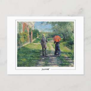 Gustave Caillebotte #14 - Briefkaart met fijne kun