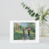 Gustave Caillebotte #14 - Carte postale d'art (Debout devant)
