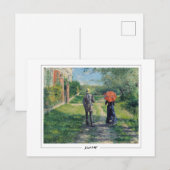Gustave Caillebotte #14 - Carte postale d'art (Devant / Derrière)
