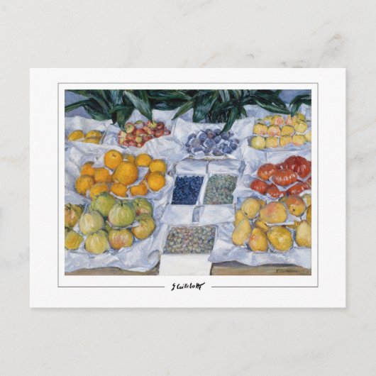 Gustave Caillebotte #5 - Carte postale d'art fin (Devant)