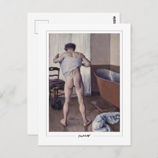 Gustave Caillebotte #65 - Kunst Briefkaart (Voorkant / Achterkant)