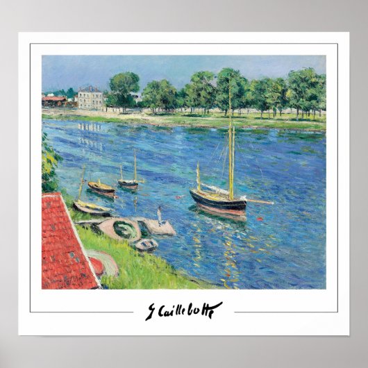 Gustave Caillebotte Affiche d'art Zedign #113 (Devant)