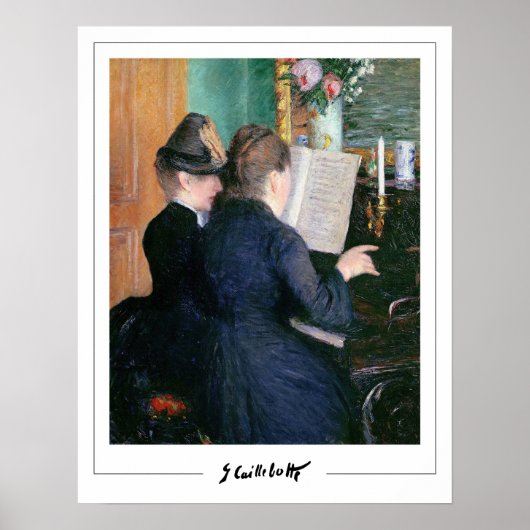 Gustave Caillebotte Affiche d'art Zedign #207 (Devant)
