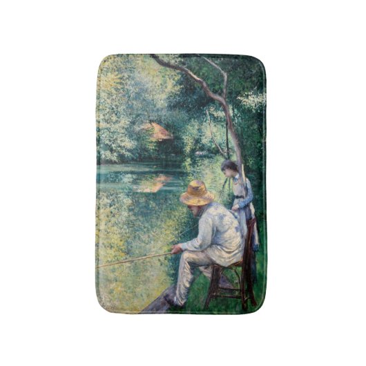 Gustave Caillebotte - Angling Badmat (Voorkant Verticaal)