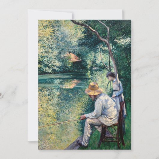 Gustave Caillebotte - Angling Kaart (Voorkant)