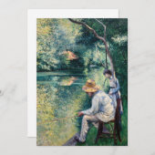 Gustave Caillebotte - Angling Kaart (Voorkant / Achterkant)