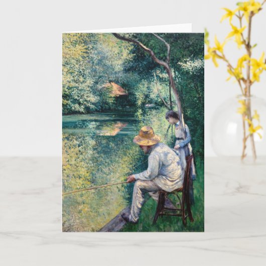 Gustave Caillebotte - Angling Kaart (Gele Bloem)