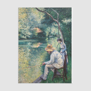 Gustave Caillebotte - Angling Tissuepapier