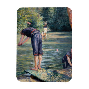 Gustave Caillebotte - Badenden, oever van de Yerre Magneet