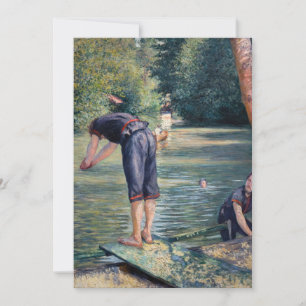 Gustave Caillebotte - Bathers, Bank of the Yerres Kaart