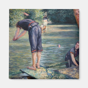 Gustave Caillebotte - Bathers, Bank of the Yerres Magneet